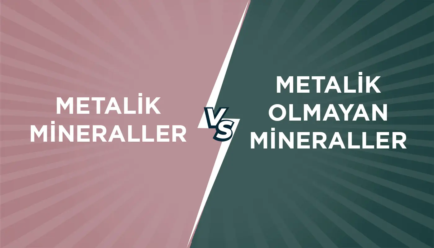 mettalik metalik olmayan mineraller